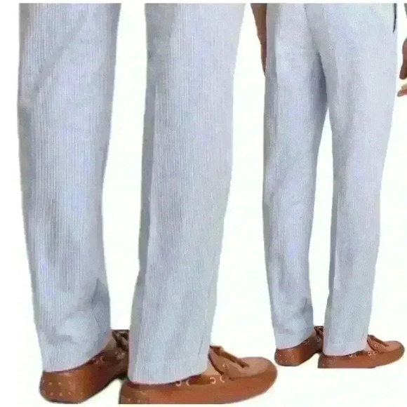 Brooks Brothers Elliot Pinstriped/Seersucker Pleated pants - Picture 3 of 12